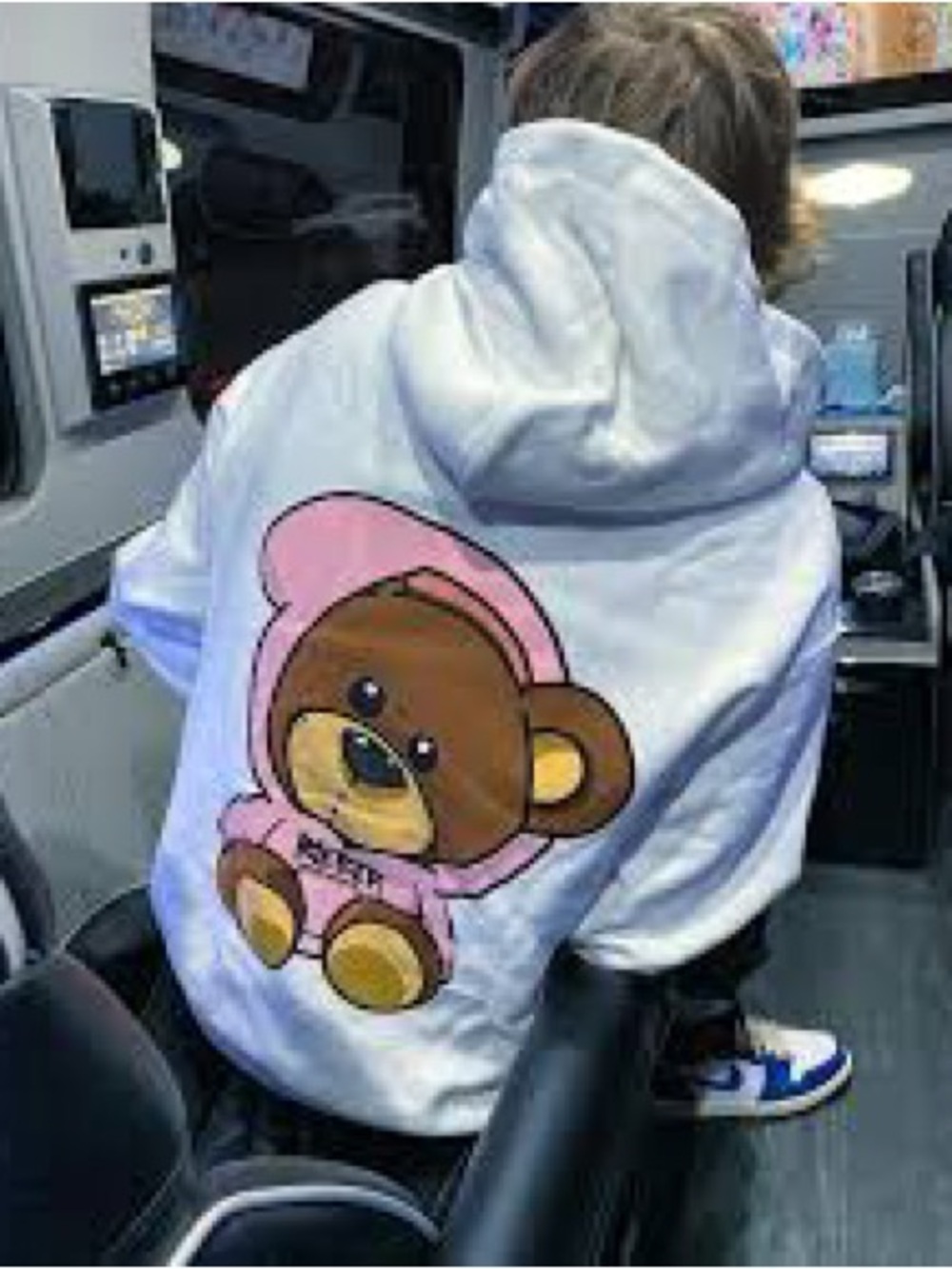 Justin Bieber Teddy Bear Hoodie Mascot Bear Drew House UO Size Small